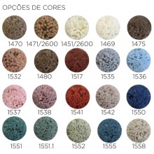 Tapete Artesanal Mescla 2 Cores em Nylon espessura 14mm 